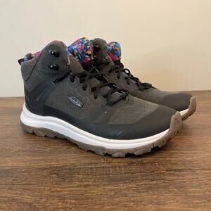 KEEN Terradora Waterproof Hiking Boots Womens 6.5 Trail Outdoor Gray
